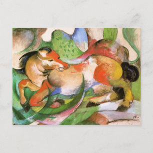 Carte Postale Cheval de saut (Springendes Pferd)