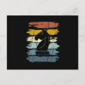 Carte Postale Cheval d'échecs Rétro (Devant)