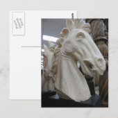 Carte Postale Cheval décoratif (Devant / Derrière)