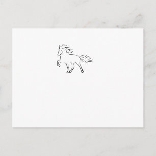 Carte Postale Cheval d'Islande
