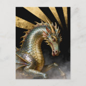 Carte Postale Cheval Dragon (Devant)