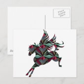 Carte Postale Cheval du Pegasus (Devant / Derrière)