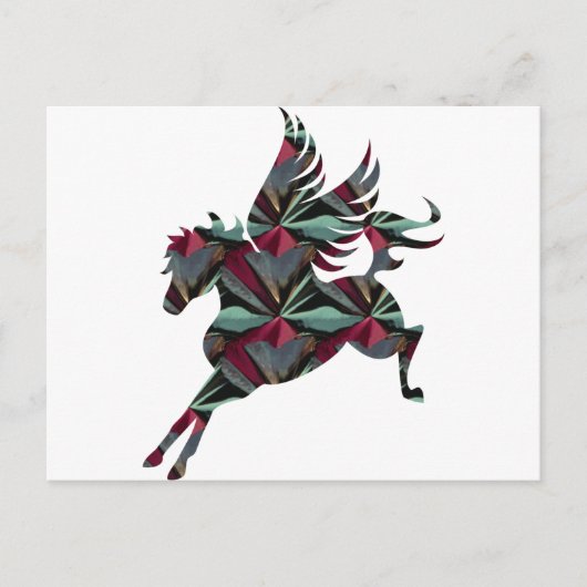 Carte Postale Cheval du Pegasus (Devant)