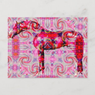 Carte Postale cheval d'une couleur différente