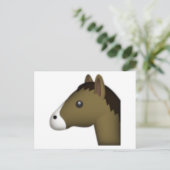 Carte Postale Cheval - Emoji (Debout devant)