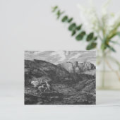 Carte Postale Cheval et cavalier (Debout devant)