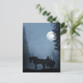 Carte postale Cheval et Sleigh Holiday (Debout devant)