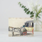 Carte Postale Cheval et transport, 1825 (Debout devant)