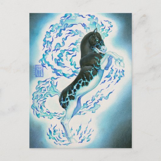 Carte Postale Cheval Fantôme (Devant)