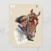 Carte Postale Cheval favori (Devant / Derrière)