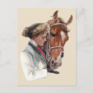 Carte Postale Cheval favori