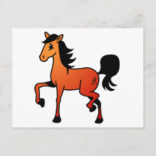 Carte Postale Cheval heureux