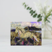 Carte Postale Cheval islandais Art Déco (Debout devant)