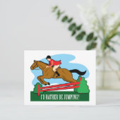 Carte Postale Cheval Jump (Debout devant)