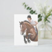 Carte postale Cheval Jumper (Debout devant)