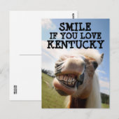 Carte postale CHEVAL KENTUCKY (Devant / Derrière)