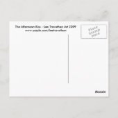 Carte postale Cheval - Le baiser d'après-midi (Dos)