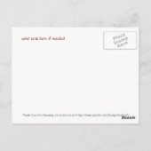 Carte postale Cheval & Love personnalisable (Dos)