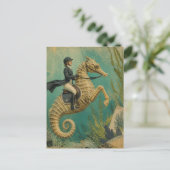 Carte Postale Cheval Marin Équestre (Debout devant)