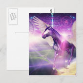Carte Postale Cheval Mystique (Devant / Derrière)