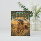 Carte Postale Cheval Open Grasslands POPCUT (Debout devant)