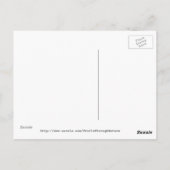 Carte postale Cheval Quartier Blanc (Dos)