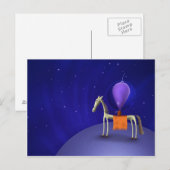 Carte Postale Cheval Rider (Devant / Derrière)