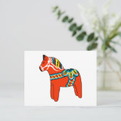 Carte Postale Cheval rouge de Dala (Debout devant)