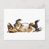 Carte Postale Cheval roulant (Devant)