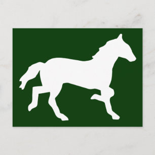 Carte Postale cheval simple
