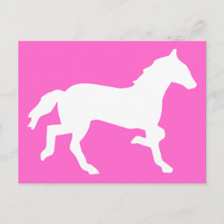 Carte Postale cheval simple
