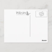 Carte Postale cheval simple (Dos)