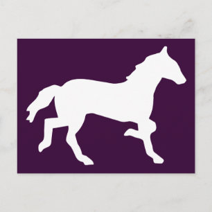 Carte Postale cheval simple