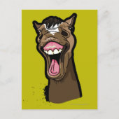 Carte Postale Cheval souriant (Devant)