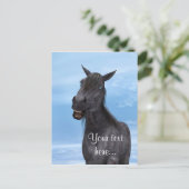Carte Postale Cheval Sourire (Debout devant)