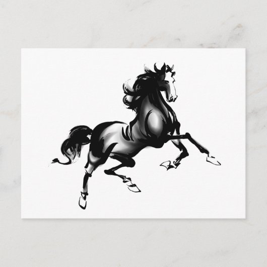 CARTE POSTALE CHEVAL SPIRITÉ (Devant)