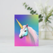 Carte postale Cheval Unicorn (Debout devant)