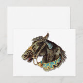 Carte Postale Cheval victorien (Devant / Derrière)