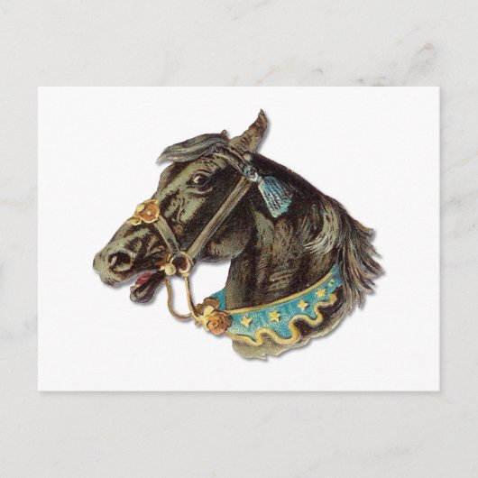 Carte Postale Cheval victorien (Devant)