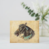 Carte Postale Cheval victorien (Debout devant)