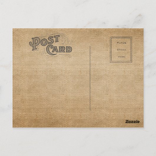 Carte Postale Cheval vintage (Dos)