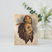 Carte Postale Cheval vintage (Debout devant)