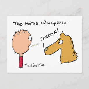 Carte Postale Cheval Whispering