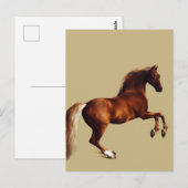 Carte Postale Cheval Whistlejacket par George Stubbs (Devant / Derrière)