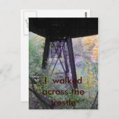 Carte Postale chevalet de collision (Devant / Derrière)