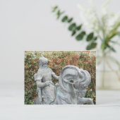 Carte Postale Chevalier à cheval (Debout devant)