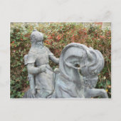 Carte Postale Chevalier à cheval (Devant)