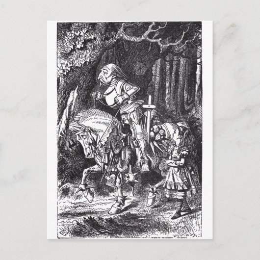 Carte Postale Chevalier blanc (Devant)