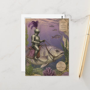 Carte Postale Chevalier de l'océan Fantastique
