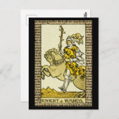 Carte Postale Chevalier de Wands Tarot (Devant / Derrière)